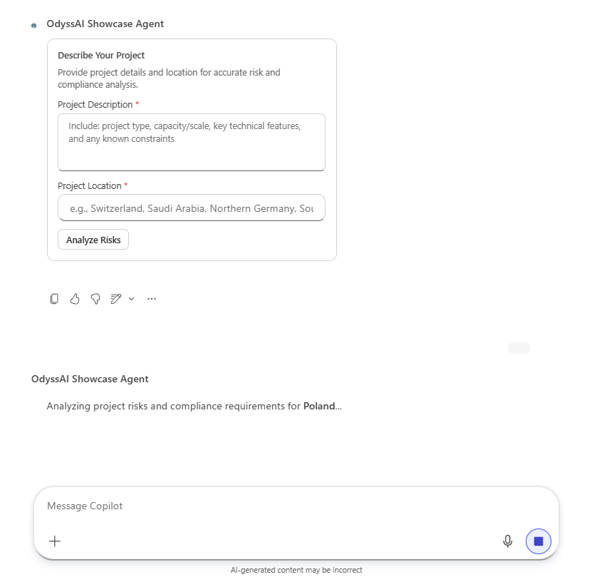 Risk & Compliance Analyzer — screenshot